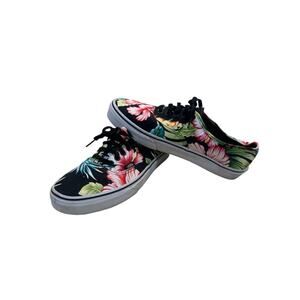 Vans Off The Wall Multicolor Floral Summer Print Shoes Women's Size 10.5 Men 9